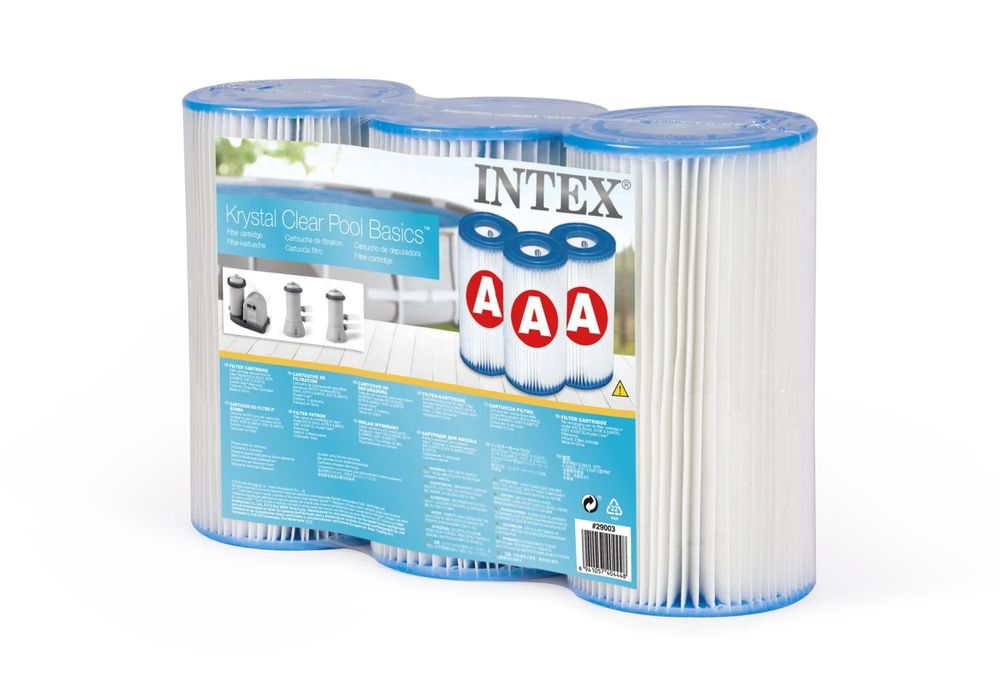 Резервен филтър INTEX 29003, Полиестер, Тройна опаковка, 20.32 см, за
