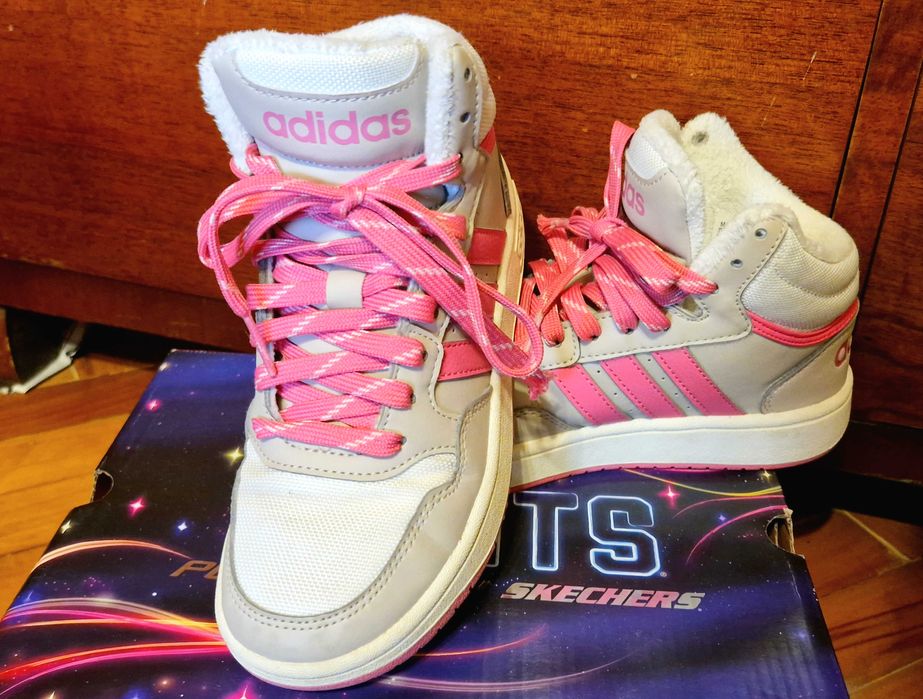 Pantofi de iarnă Adidas, Skechers fată , 32-33