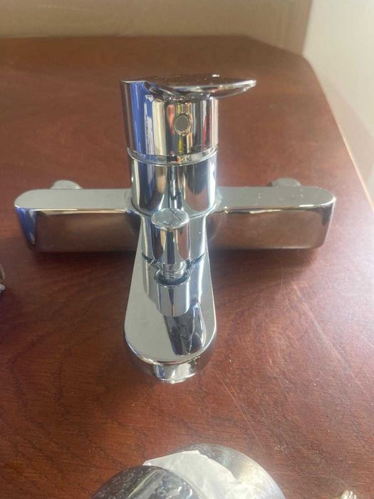 Grohe BauEdge - Baterie cadă, monocomandă, crom 23334000