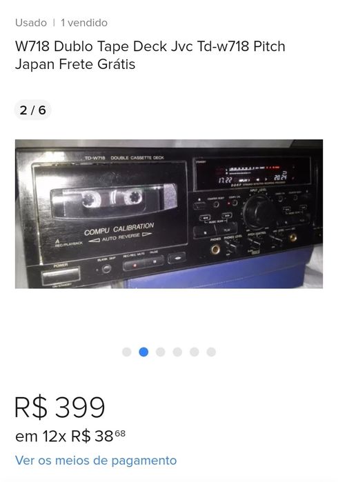 JVC TD W - 718  Compu double calibration deck