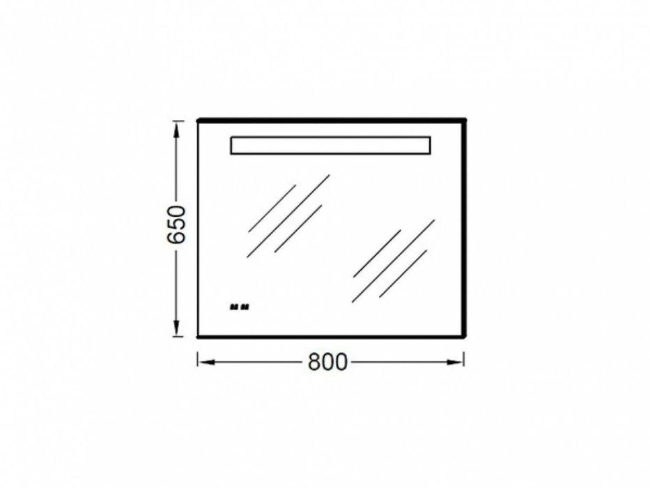 Огледало за баня 80×65 см без осветление – Jacob Delafon EB1098