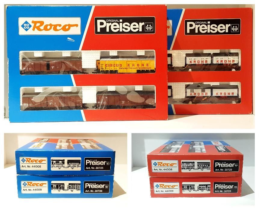 Set vagoane transport animale 'Circus Krone' Roco 44008, H0 (1:87)