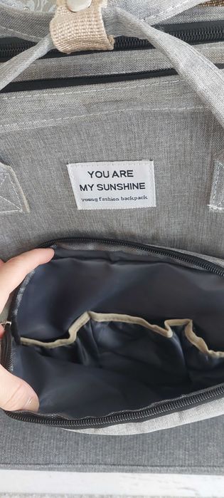 Голяма мултифункционална раница за бебешки принадлежности и количка