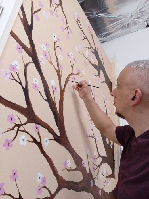 Рисунки стени,подове и тавани