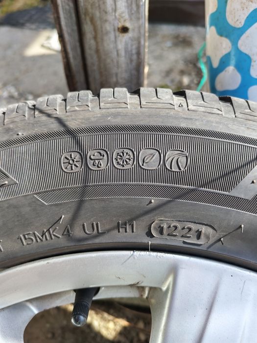 Jante Audi mărime  5*112 cu cauciucuri  225/55/16   Hankook  4-Seasons