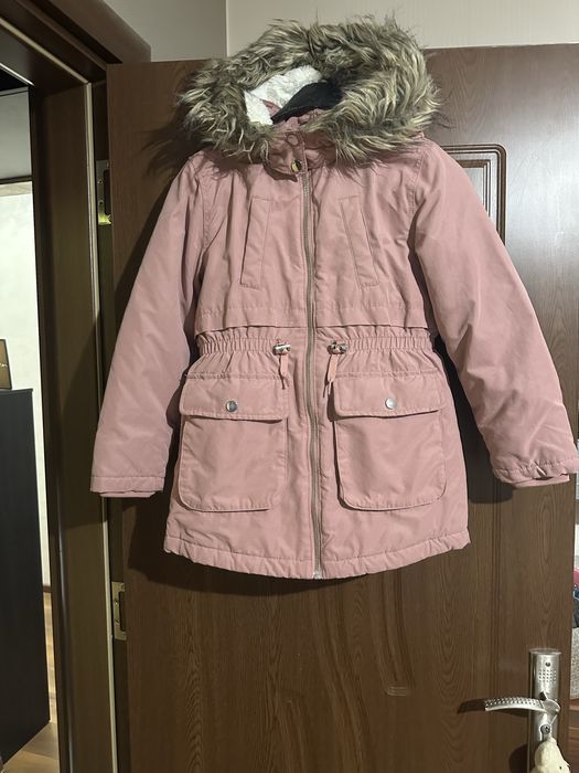 Зимно яке/парка за момиче HM, 134 р-р, Zara, guess, next