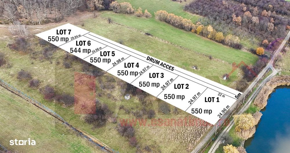 Oferta: Parcele teren, Tocile, vedere lac, peisaj deosebit |SkyView