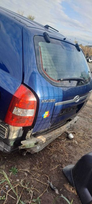 Hayon complet cu luneta pentru Hyundai Tucson 2004 - 2010 - culoare albastru