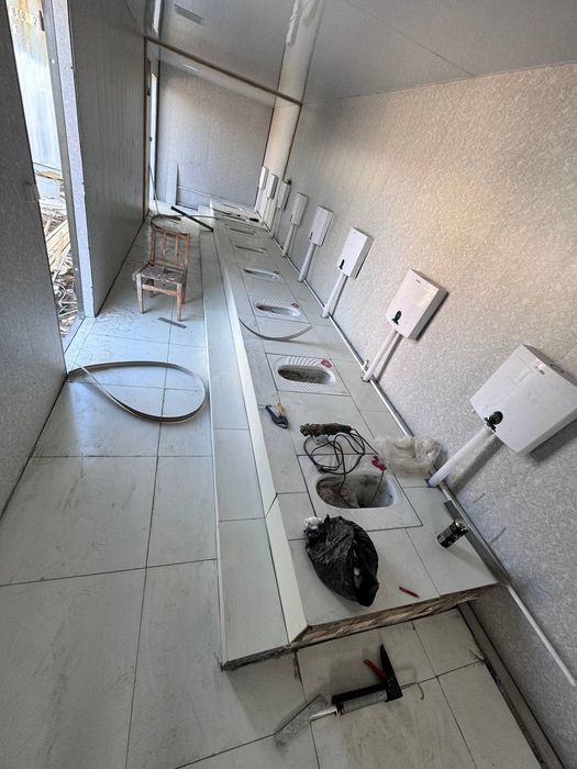 Контейнер  домик душ туалет Kantener magazin ofis