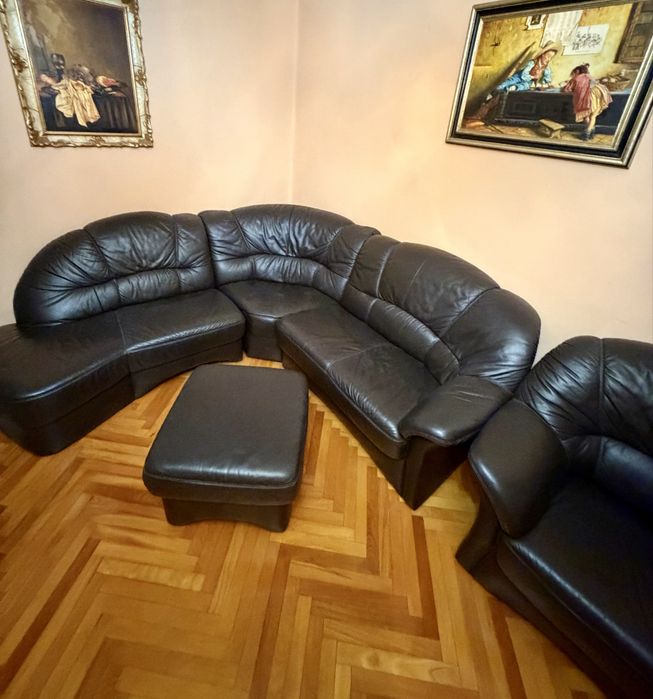 Canapea piele naturala