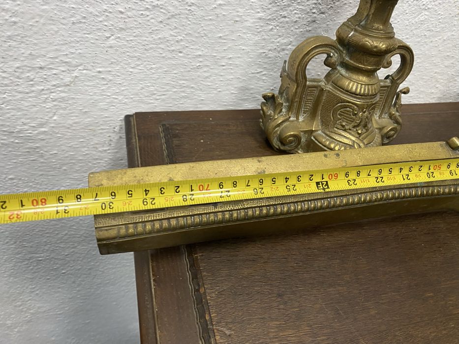 Бароков месингов предпазител за камина Германия 1900 1920