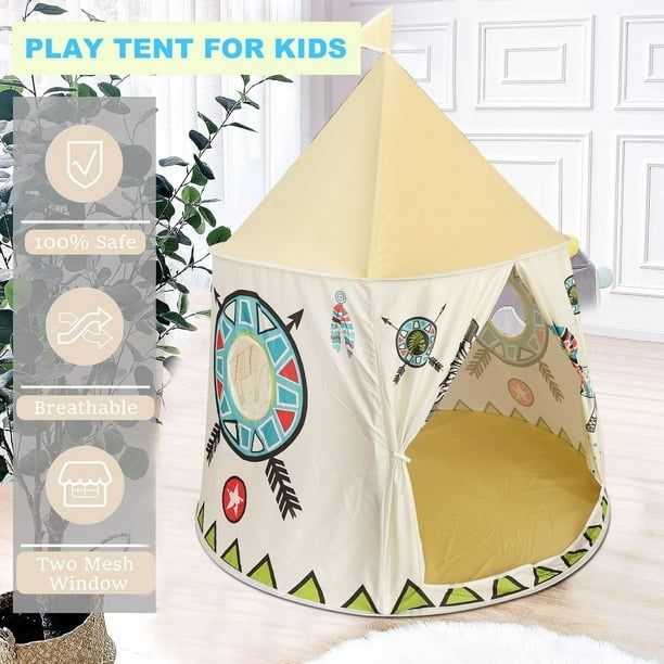 Детска палатка за игри Индианска палатка за деца за дома и двора