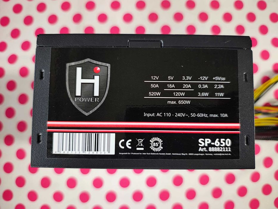Sursa PC Inter-Tech HIPOWER SP-650, 650W