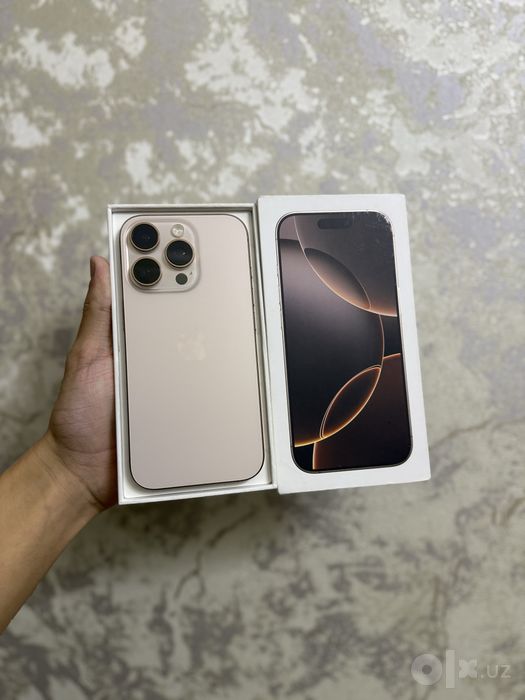 iPhone 16 Pro desert titanium