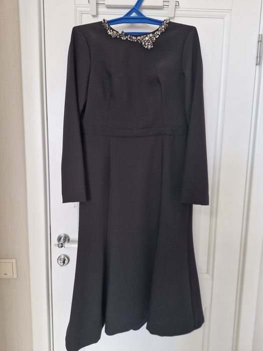 Черное платье.  Размер 40(46)