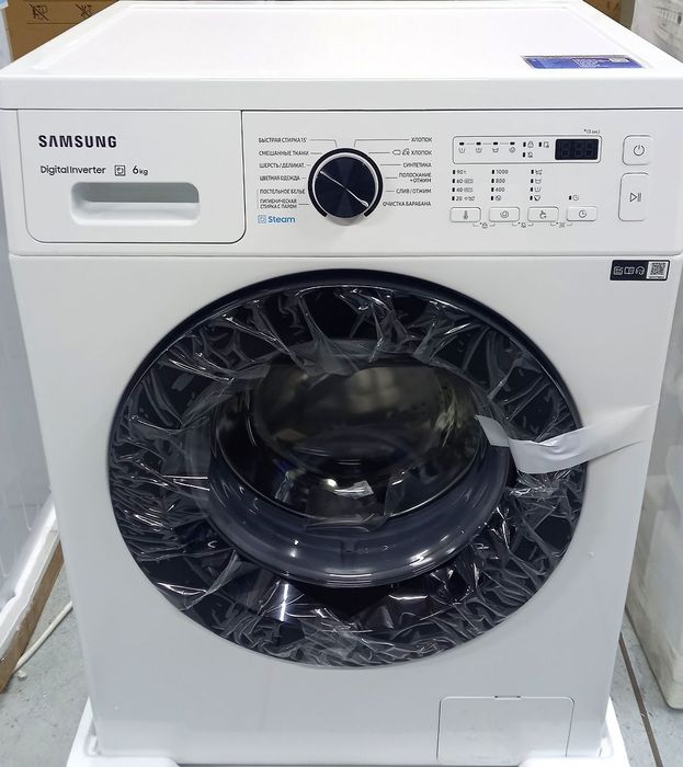 New (6кг) Samsung Стиральная машина Digital Inverter+Steam Доставка