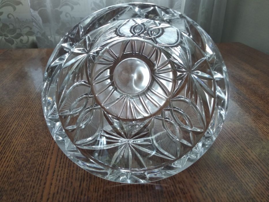 Хрустальная ваза конфетница,№3,пр-во СССР,б/у,в хорошем состоянии