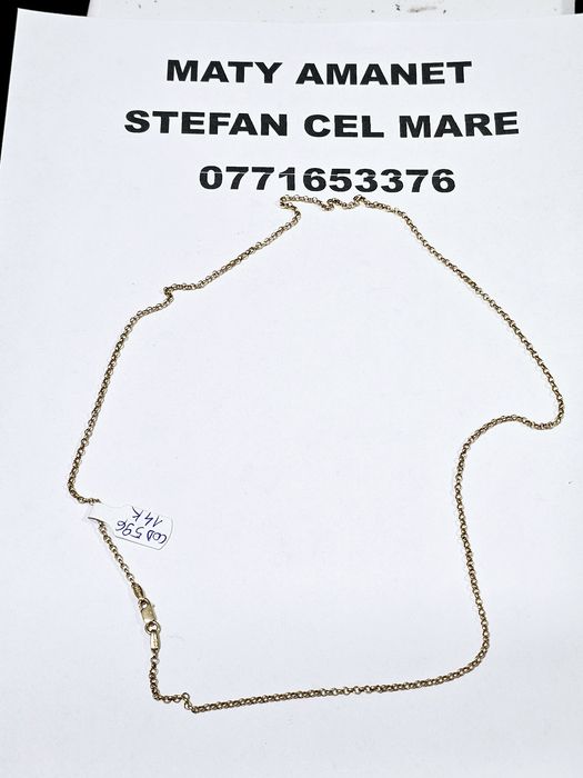 Vand lantisor din aur 14 k 2.89 g cod 596