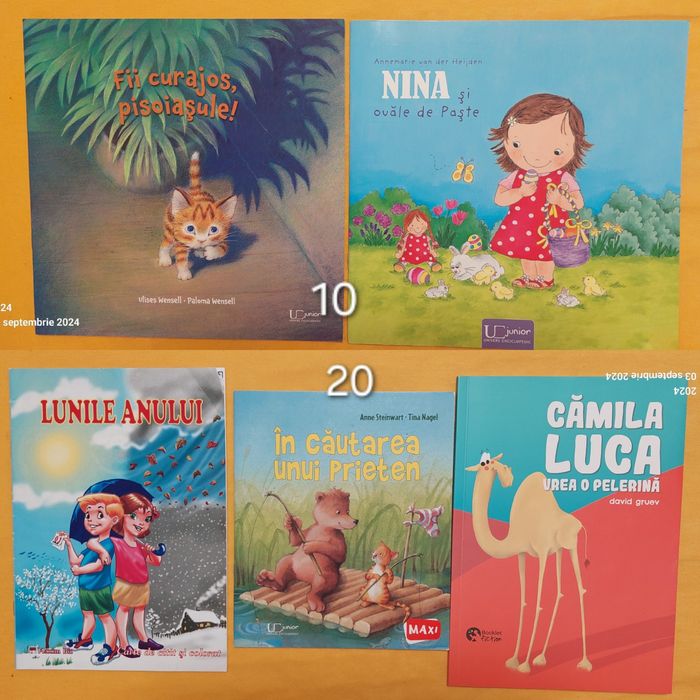 Lot 21 carti pentru copii 4-9 ani