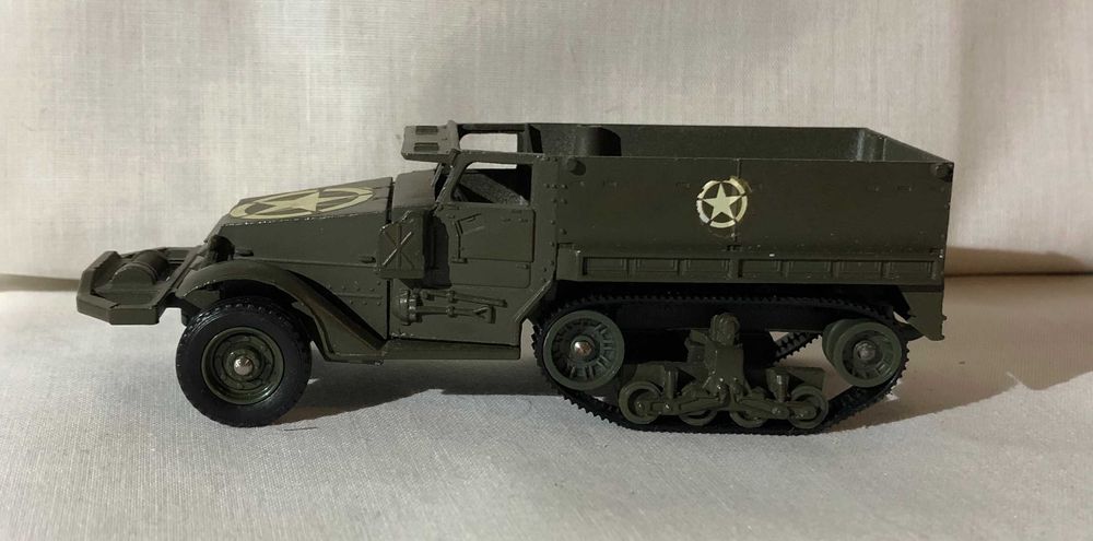 Macheta Solido Half Track US M3 transport trupe metalica 1 43