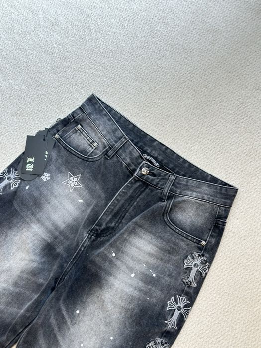 Blugi Chrome Hearts , calitate premium , pe comanda , noi , L