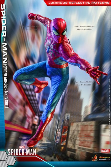 Hot toys spider man armor suit vgm43