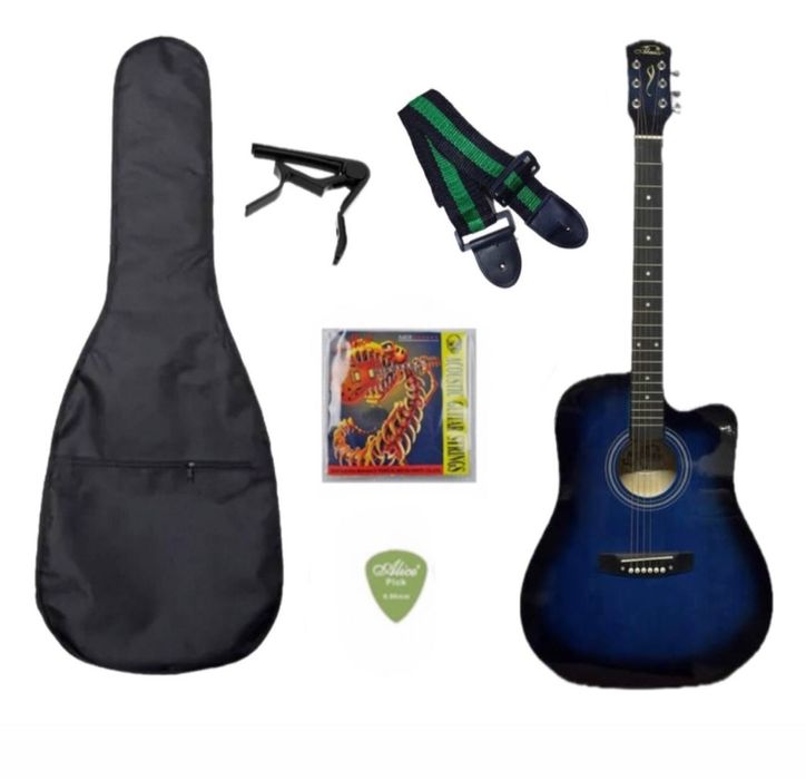 Гитара комплектімен новый-25000тг