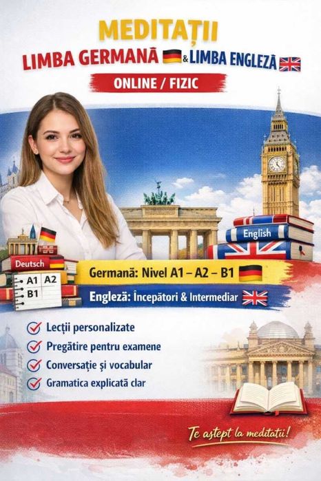 Meditații limba germană & limba engleză – online
