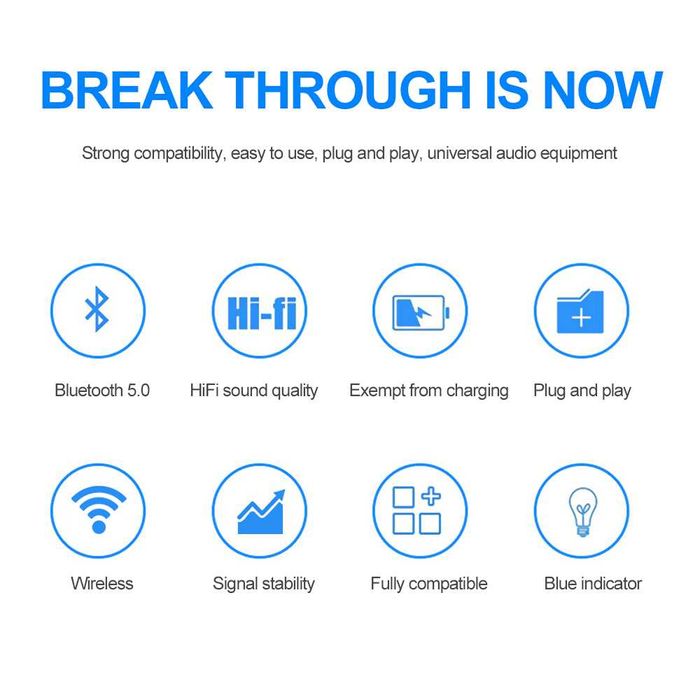 Блутут USB Аудио приемник - bluetooth предавател 2 в 1 мини, 3.5mm жак