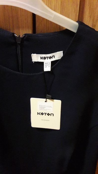 Sarafan scoala, rochie bleumarin, Koton, nou cu eticheta, mas 38