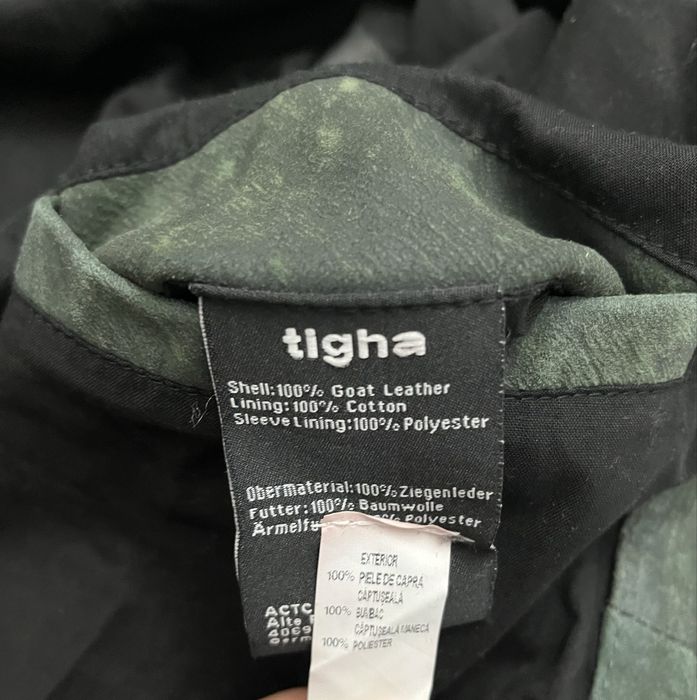 Jacheta Tigha din piele barbati masura M