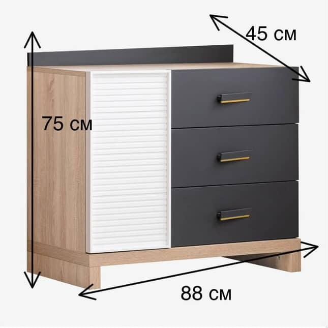 Комод и зеркала комплект