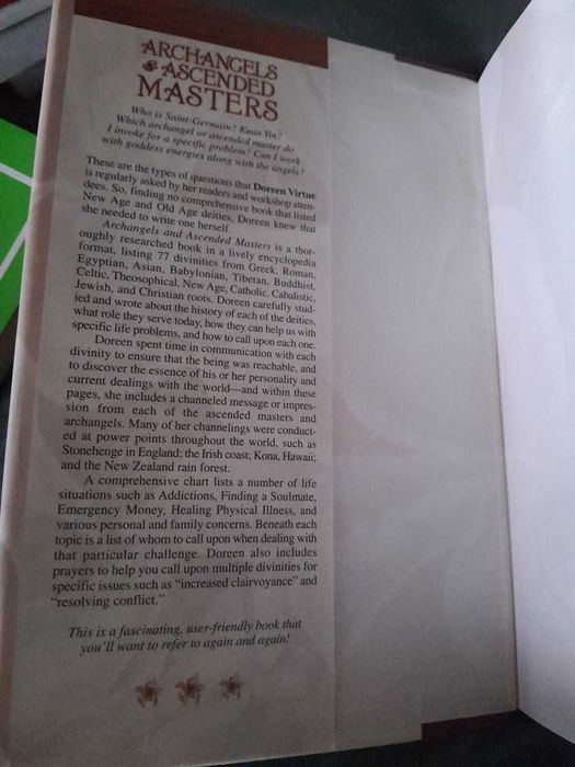 RARA Doreen Virtue Archangels and ascended masters. ORIGINALA ED LUX