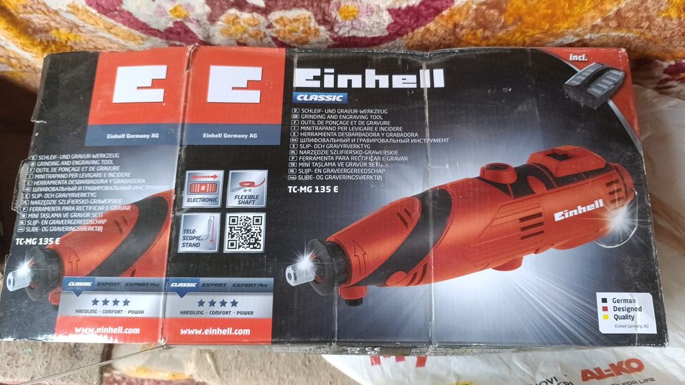 Graver Dremel Einhell TC MG 135e NOVO brusenje graviranje masi
90 KM
B