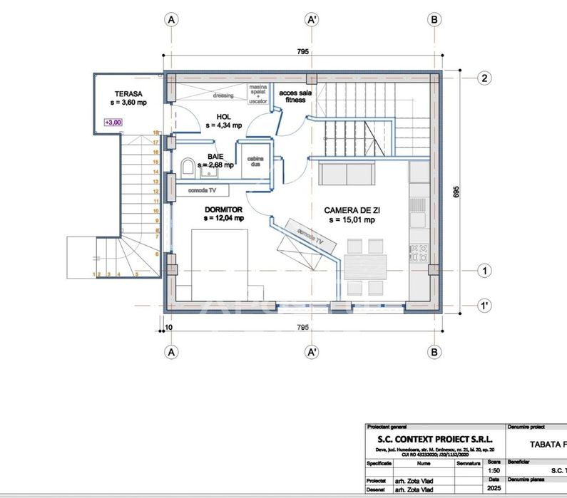 Spatiu comercial, cladire P+2, investitie la cheie in Deva, Hunedoara