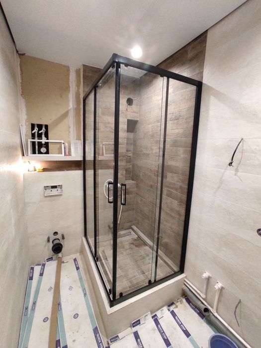 Стеклянные душевые перегородки Раздвижные двери душ кабины Dush kabina