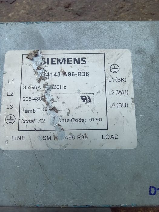 Filtru Siemens line 84143-a96-r38