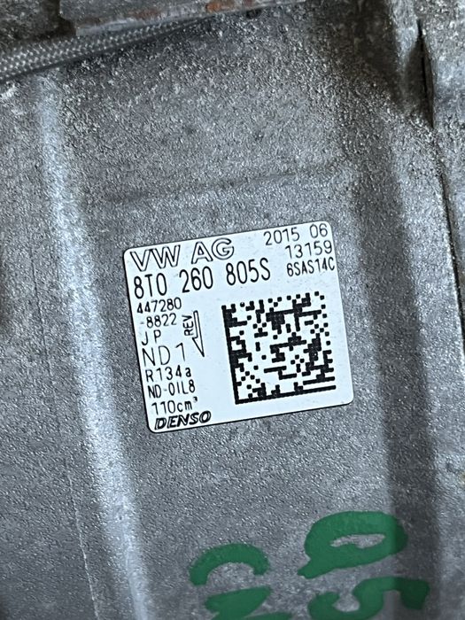 Compresor Clima Audi Q5 A6 C7 A4 B8 A5 COD 8T0260805S