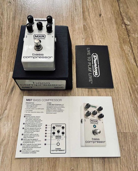 MXR M87 Bass Compressor - Stare perfectă / Cutie