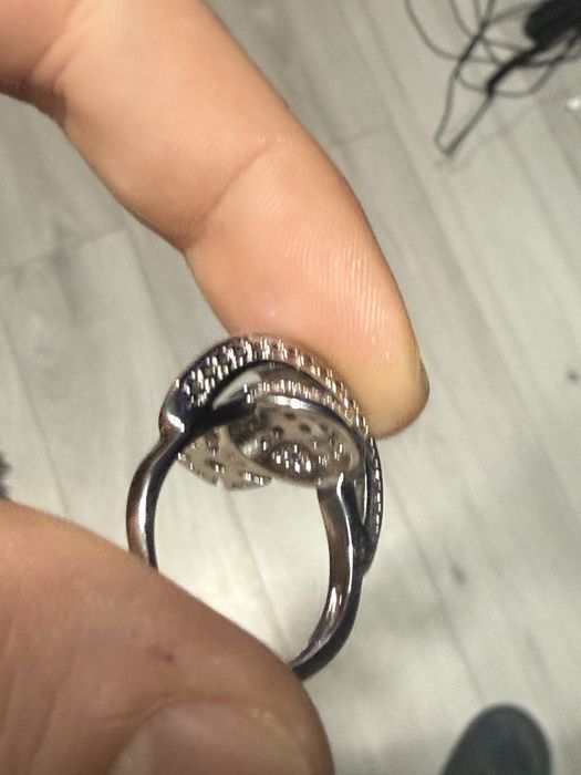 Inel Vivienne Westwood Iced Out Ajustabil