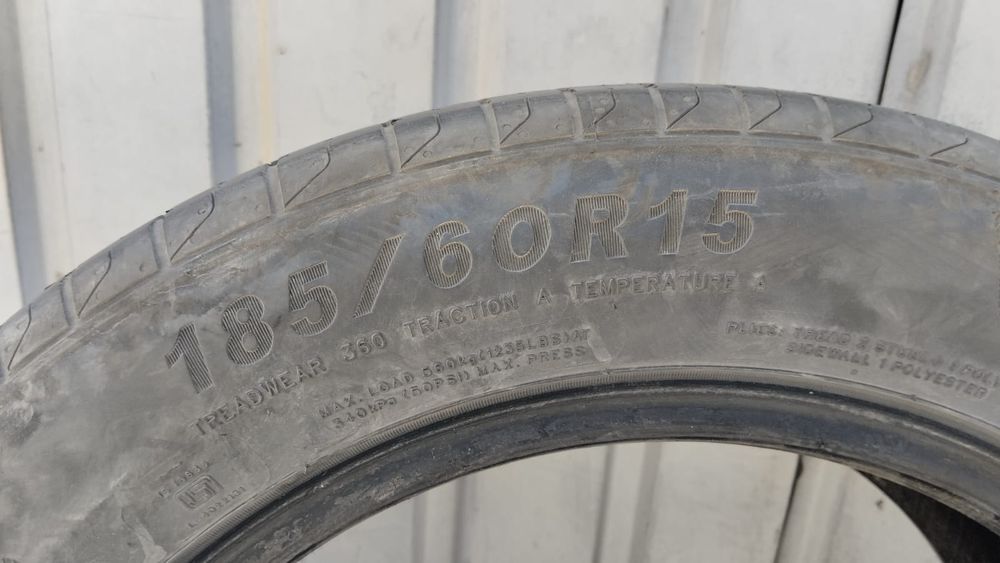 Летние шины 185/60 R15
