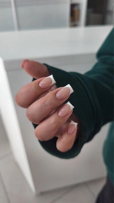 Френч и весенние дизайны в подарок,маникюр,наращивание, ручная роспись