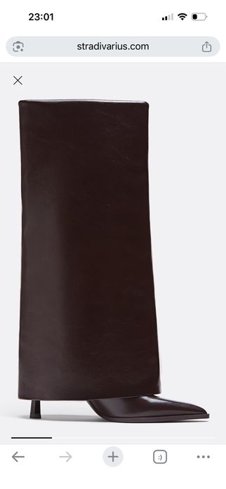 Cizme inalte cu toc stiletto acoperit