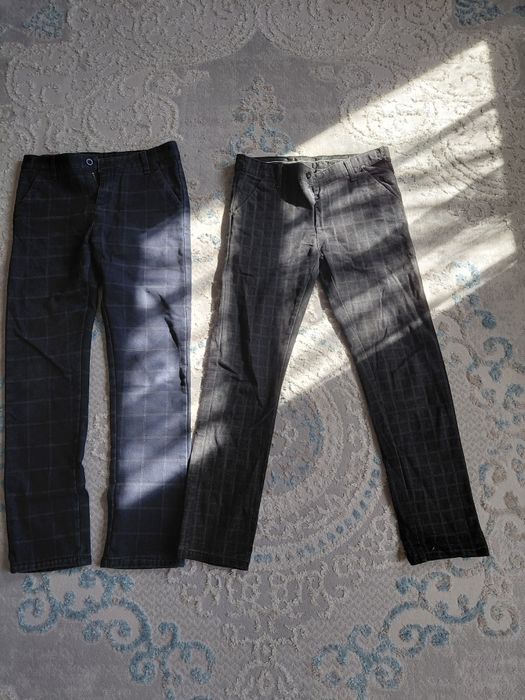 классические брюки в клеточку