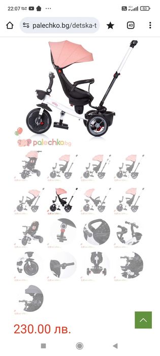 Триколка Чиполино Пегас