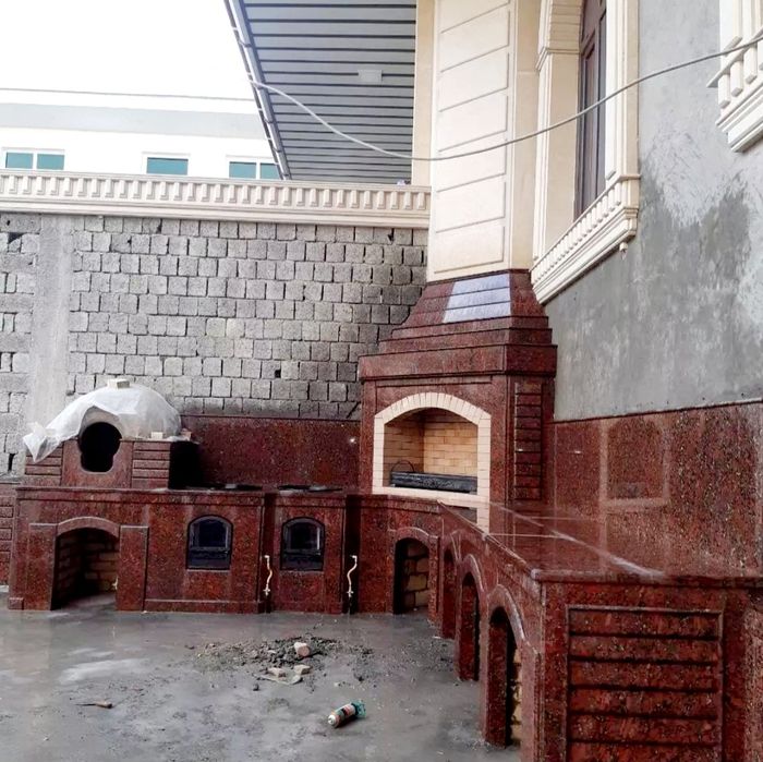 Цоколга ГРАНИТ Мрамор ва Фасадга Табий Травертин тошларни сифатли у'рн