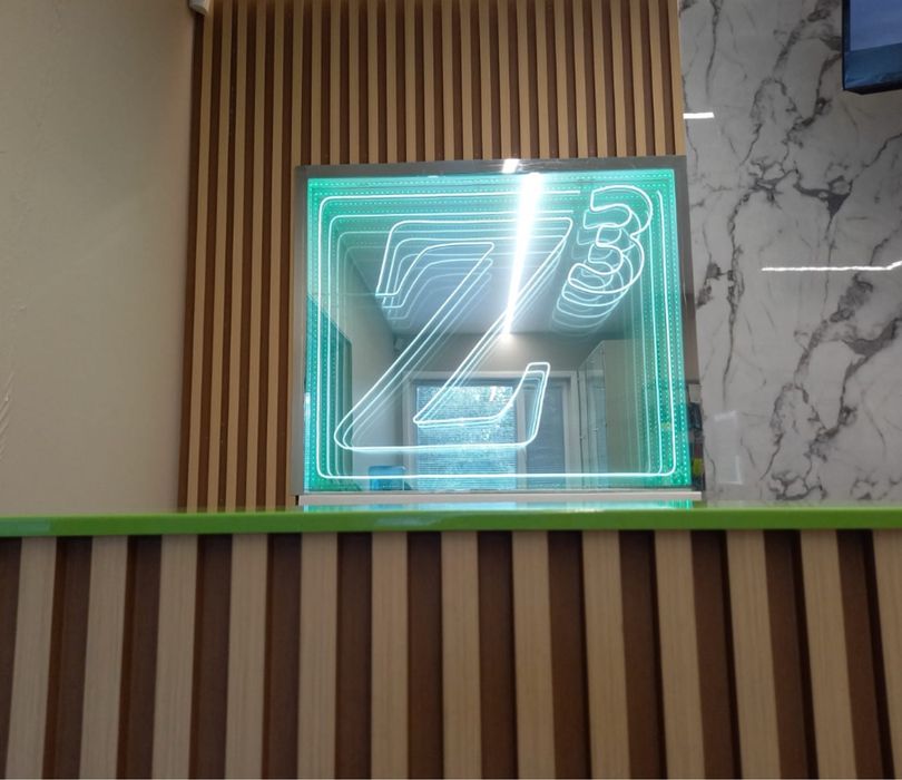 Вывески баннер витрины неон буквы