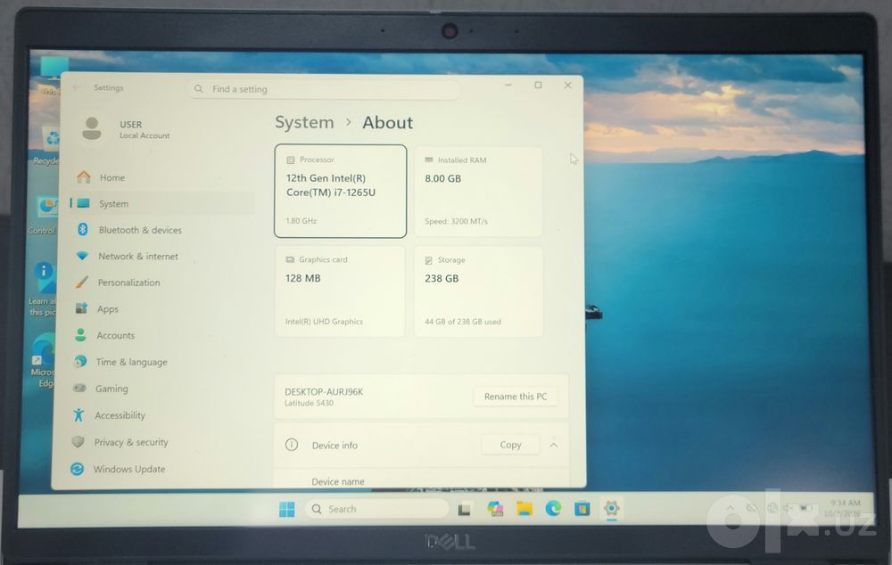 Notebook DELL LATITUDE 5430 i7-1265u ( нотебук ДЕЛЛ ЛАТИТУДЕ)