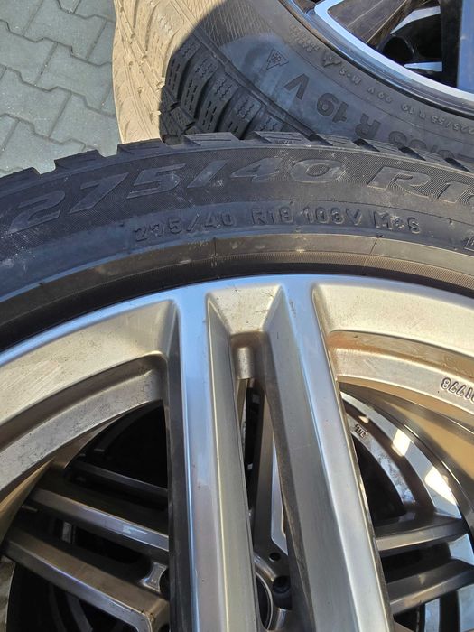 Jante Mercedes W213 E Class anvelope iarna 245 45 18 Pirelli 275 40 18