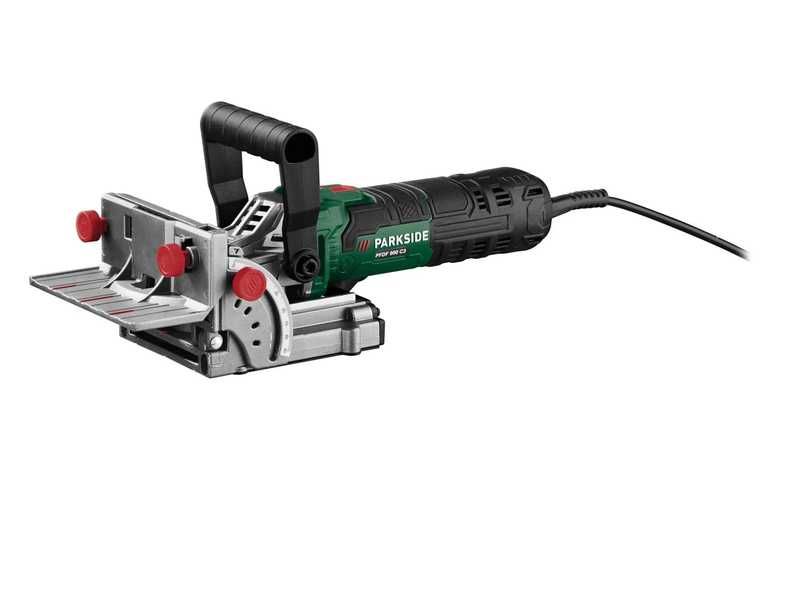 НОВИ! Фреза за плоски дибли Parkside 900W адаптер за прахоулавяне